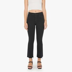 LIL’ MOTHER Black Hustler Ankle Fray Jeans - size 28